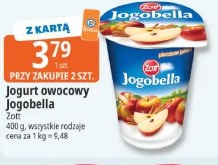 Jogurt owocowy Jogobella Zott
