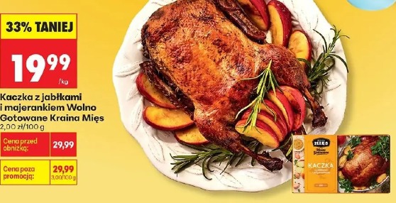 Kaczka z jabłkami i majerankiem Wolno Gotowane Kraina Mięs