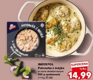 INDYKPOL Potrawka z indyka w sosie śmietanowym