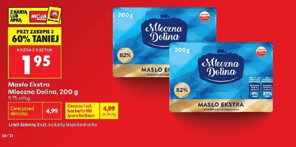 Masło Ekstra Mleczna Dolina