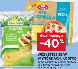 Wszystkie sery w wiórkach, kostce