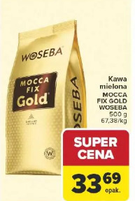 Kawa mielona MOCCA FIX GOLD WOSEBA