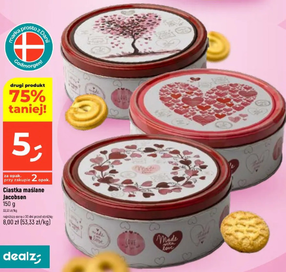 Ciastka maślane Jacobsen