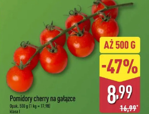 Pomidory cherry na gałązce