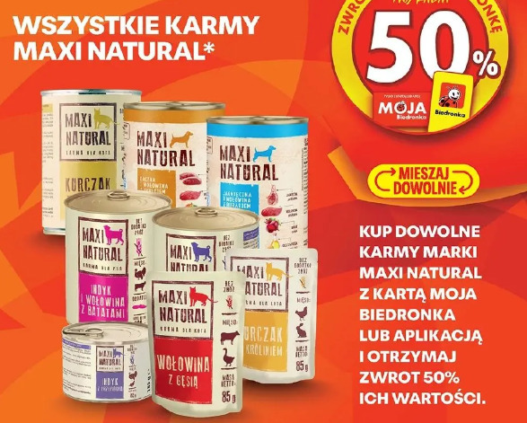 Wszystkie karmy Maxi Natural