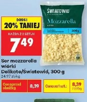 Ser mozzarella wiórki Delikate/Światowid