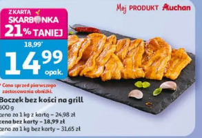 Boczek bez kości na grill Auchan