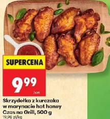 Skrzydełka z kurczaka w marynacie hot honey Czas na Grill, 500 g