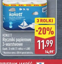 Kokett Ręczniki papierowe 3-warstwowe