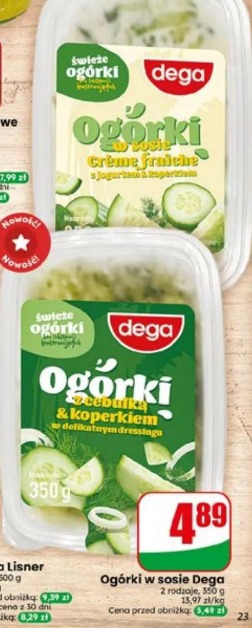 Ogórki w sosie Dega