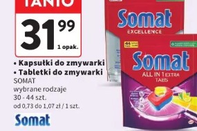 Kapsułki do zmywarki Somat