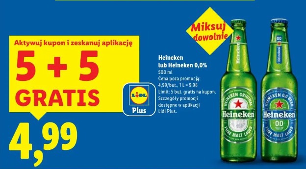 Heineken lub Heineken 0,0%