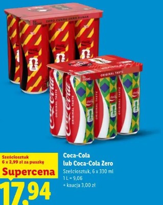 Coca-cola lub Coca-cola zero