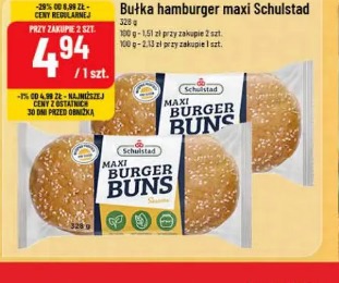 Bułka hamburger maxi Schulstad