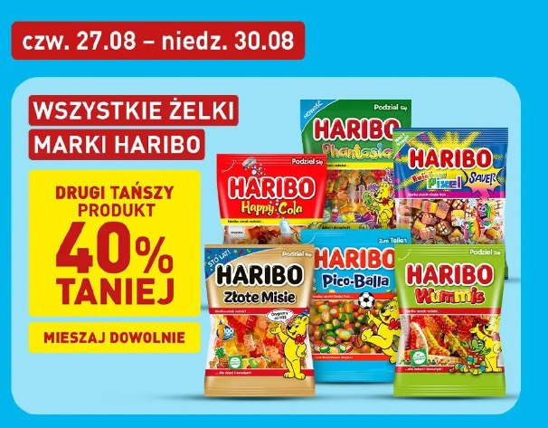 Wszystkie żelki marki Haribo