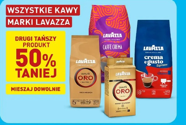 Wszystkie kawy marki Lavazza
