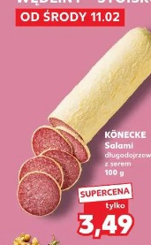 Könecke Salami długodojrzewające, z serem
