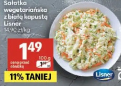 Sałatka wegetariańska z białą kapustą Lisner