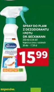 Spray do plam z dezodorantu i potu Dr. Beckmann