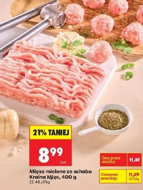 Mięso mielone ze schabu Kraina Mięs