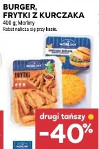 Burger, frytki z kurczaka Morliny