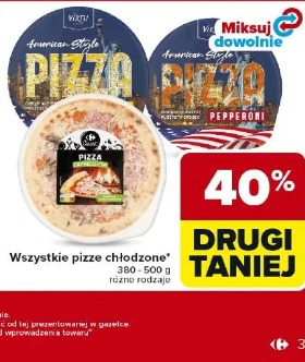 Wszystkie pizze chłodzone 380-500 g