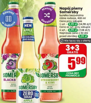 Napój piwny Somersby