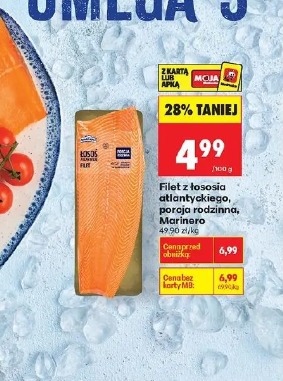 Filet z łososia atlantyckiego, porcja rodzinna Marinero