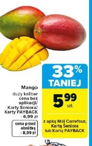 Mango duży kaliber