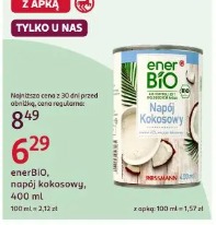 enerBIO, napój kokosowy