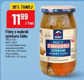 Filety z makreli opiekane Seko