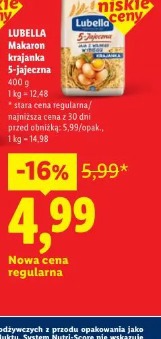 Lubella Makaron krajanka 5-jajeczna