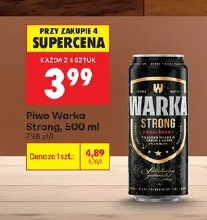 Piwo Warka Strong, 500 ml