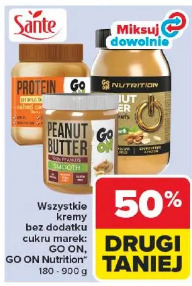 Wszystkie kremy bez dodatku cukru marek: GO ON, GO ON NUTRITION