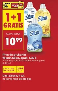 Płyn do płukania tkanin Silan opak. 1,32 l Fresh Sky, Sensitive & Baby, Morning Sun