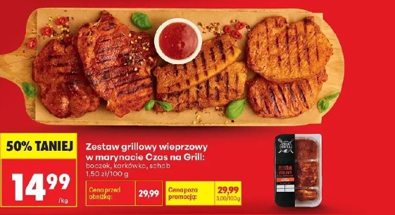 Zestaw grillowy wieprzowy w marynacie Czas na Grill
