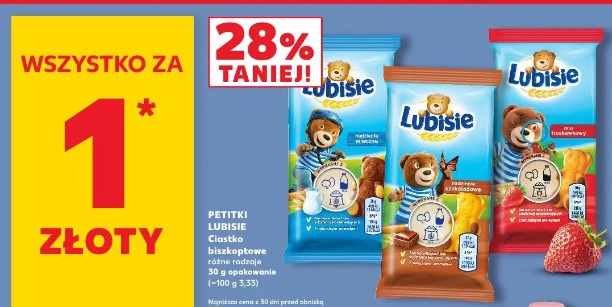 Petitki Lubisie Ciastko biszkoptowe