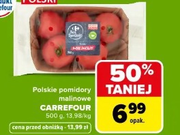 Polskie pomidory malinowe Carrefour