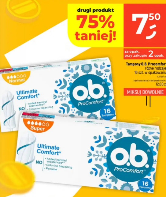 Tampony O.B. Procomfort