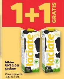 Mleko UHT 2,0% Łaciate