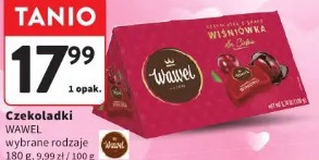 Czekoladki WAWEL wybrane rodzaje