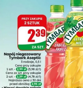 Napój niegazowany Tymbark Aseptic