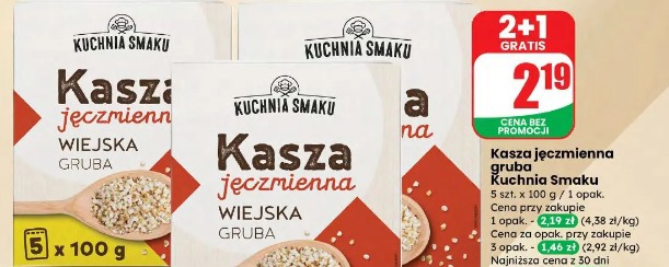 Kasza jęczmienna gruba Kuchnia Smaku