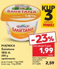 Piątnica Śmietana 18%