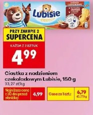 Ciastka z nadzieniem czekoladowym Lubisie