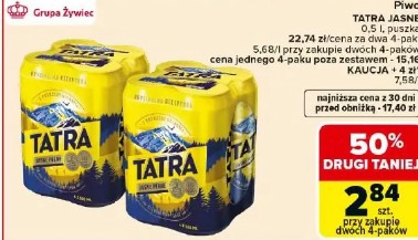 Piwo Tatra Jasne