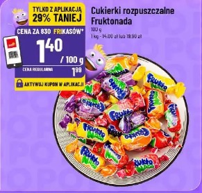 Cukierki rozpuszczalne Fruktonada