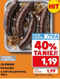 Olewnik Kaszanka z cebulką prażoną