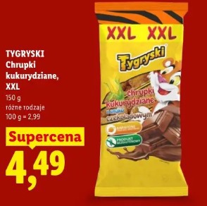 Tygryski Chrupki kukurydziane XXL