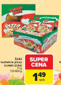 Żelki w kształcie pizzy GUMMI ZONE